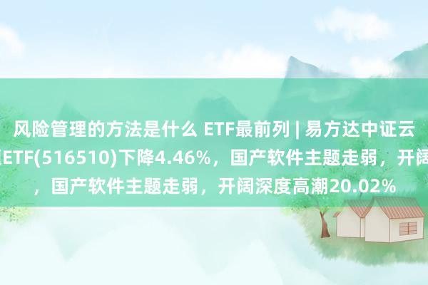 风险管理的方法是什么 ETF最前列 | 易方达中证云计较与大数据主题ETF(516510)下降4.46%，国产软件主题走弱，开阔深度高潮20.02%