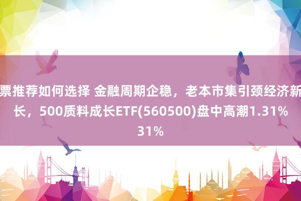 股票推荐如何选择 金融周期企稳，老本市集引颈经济新增长，500质料成长ETF(560500)盘中高潮1.31%