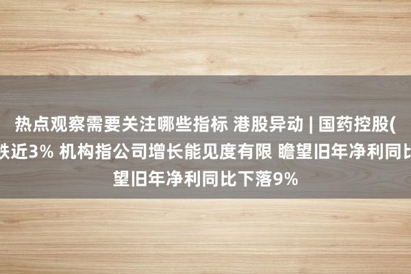 热点观察需要关注哪些指标 港股异动 | 国药控股(01099)跌近3% 机构指公司增长能见度有限 瞻望旧年净利同比下落9%